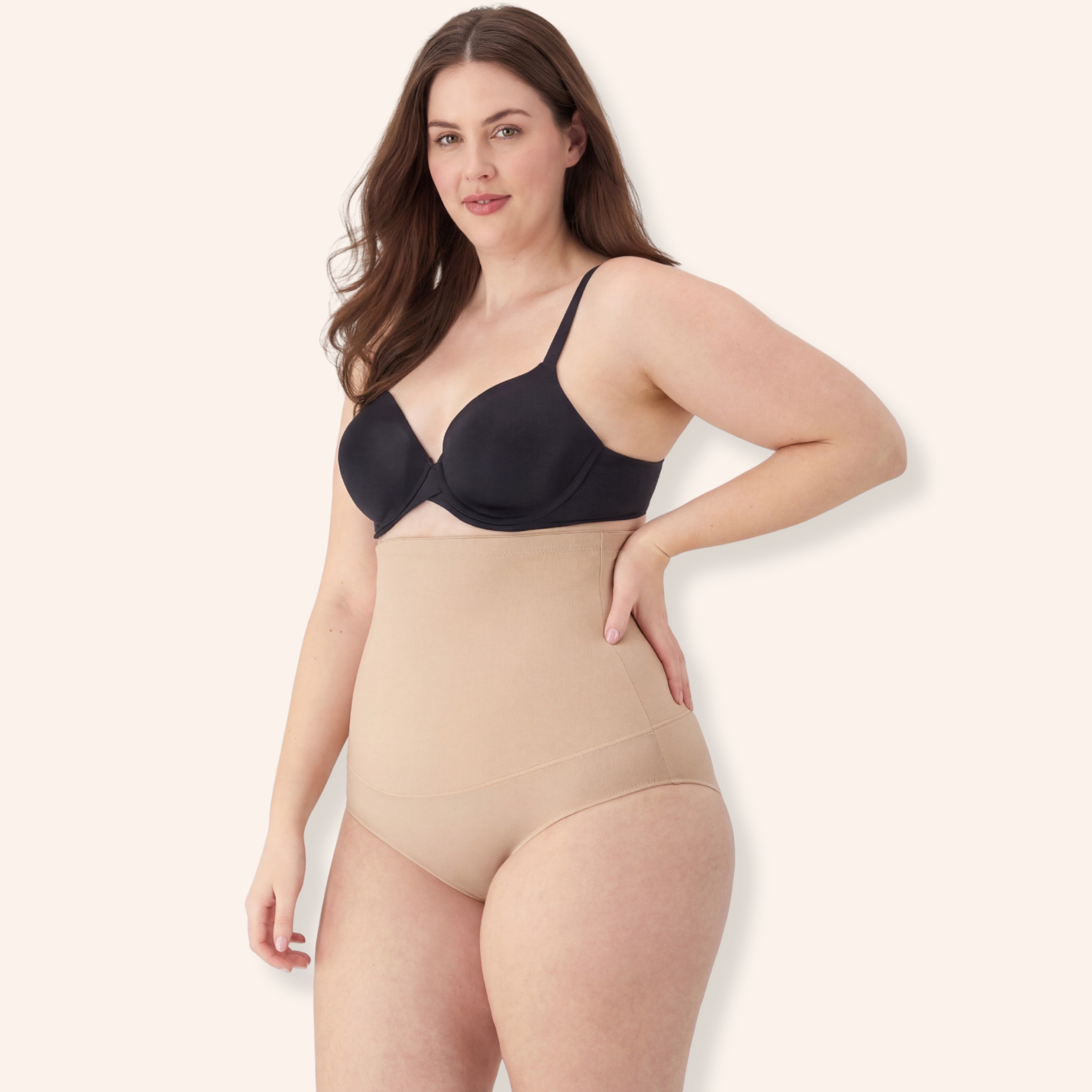 Panti Alto Control de Abdomen Invisible Americano Pack x 3