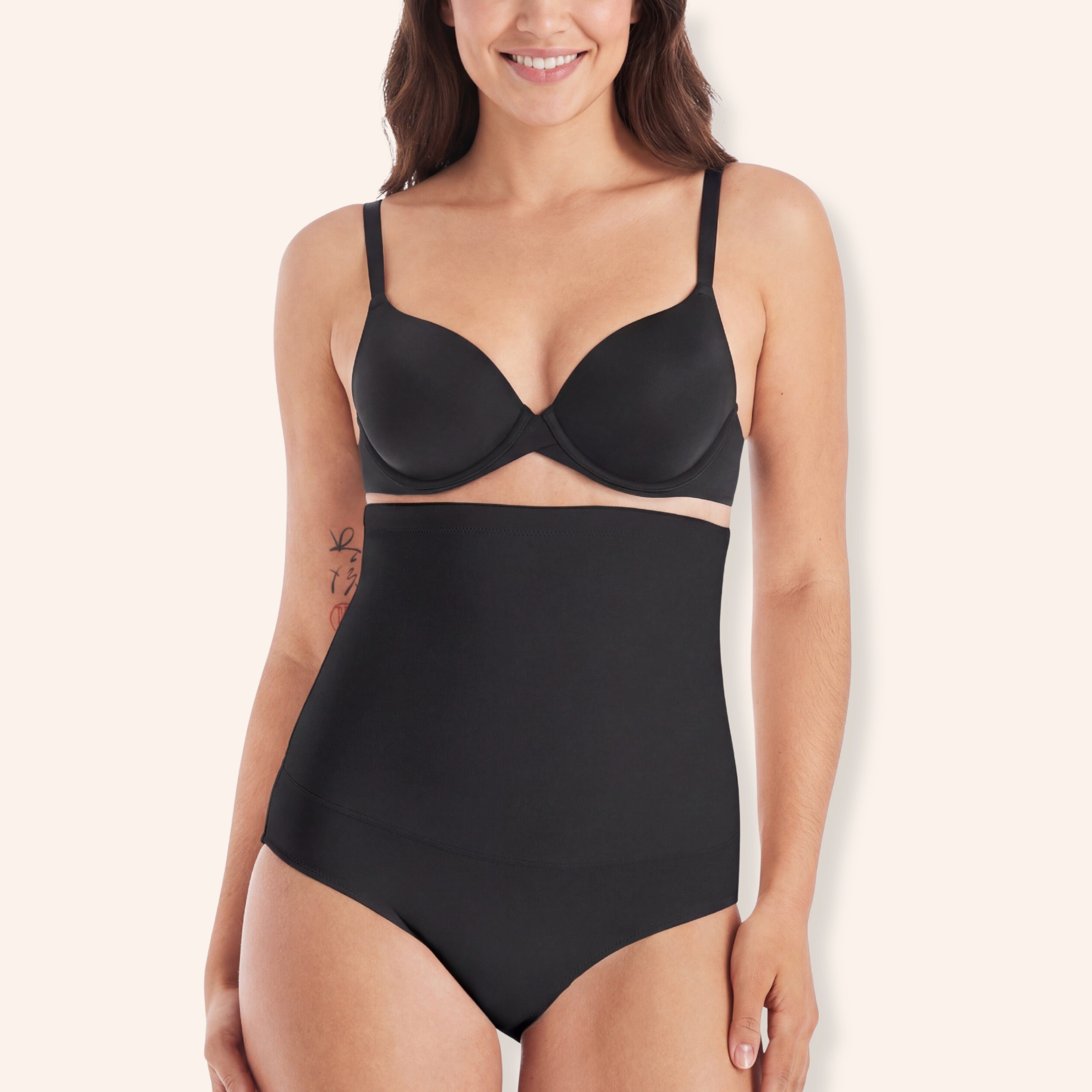 Panti Alto Control de Abdomen Invisible Americano Pack x 3